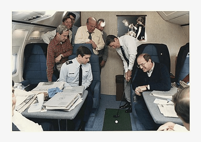 Reagan Putting Golf Ball - Ronald Reagan Presidential Library, transparent png download