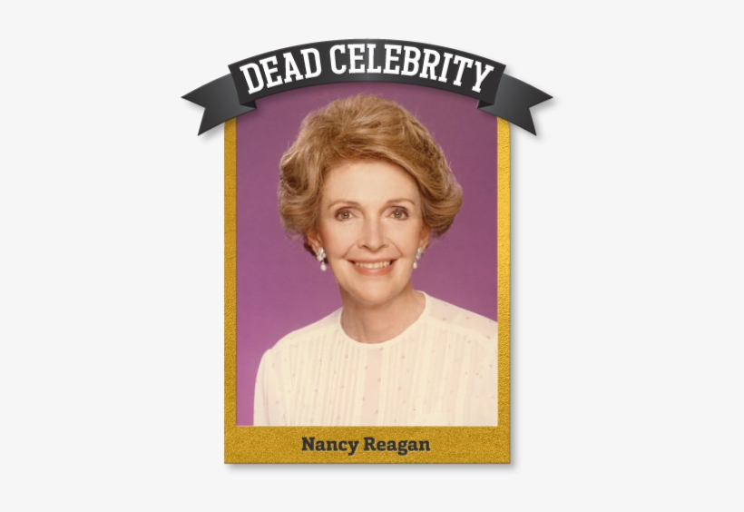 As First Lady From 1981 Through 1989 Nancy Was Best - Print: Nancy Reagan, 36x28cm., transparent png download