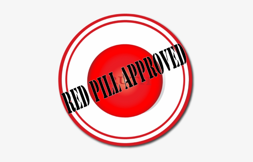 Red Pill Final Small - Circle, transparent png download