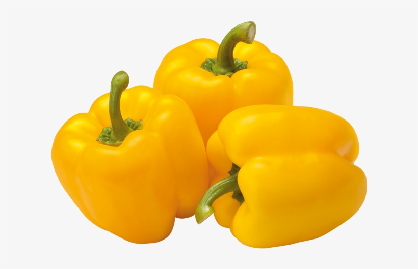 Yellow Peppers - Organic Bell Pepper Yellow, transparent png download