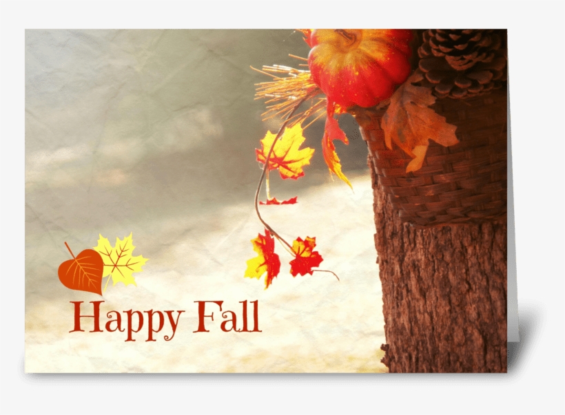 Happy Fall Greeting Card - Halloween-orange - Glückliches Halloween Mit 6 Untersetzer, transparent png download