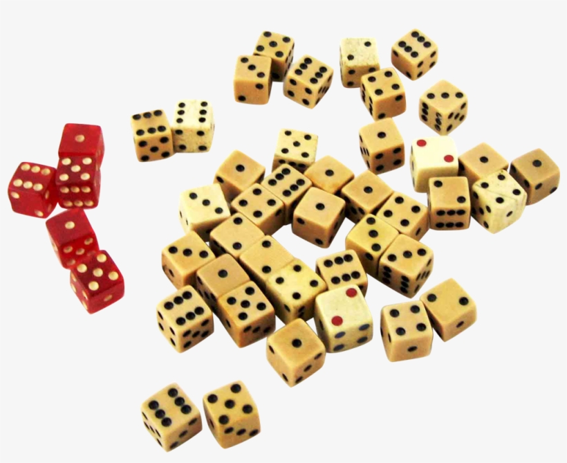 Lot 40 Vintage Dice Plus 5 Red Bakelite - Lot 40 Rye Rye Whisky, transparent png download