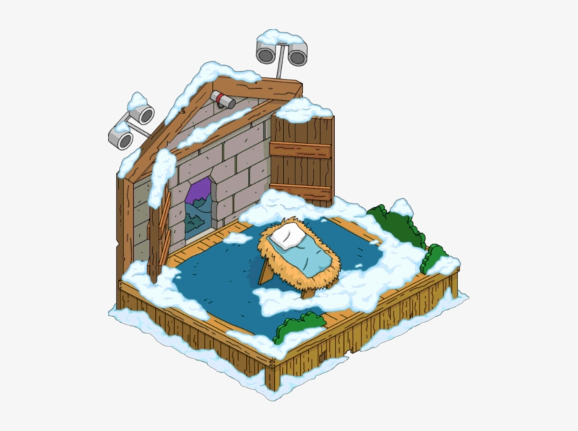 Nativityscene Transimage - Simpsons Nativity Scene, transparent png download