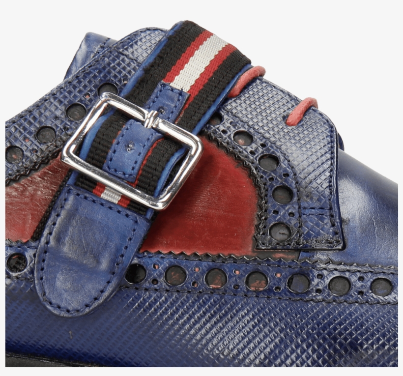 Derby Shoes Mika 7 Dice Saphir Red Strap - Buckle, transparent png download