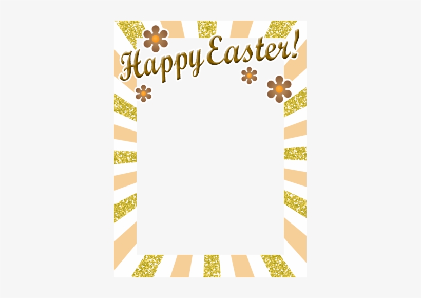 Happy Easter Photo Frame - Easter, transparent png download