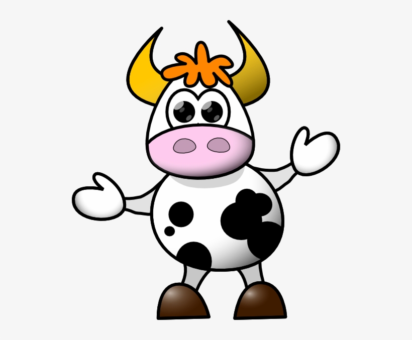 Free Vector Cow Clip Art - Change You Wish To See, transparent png download