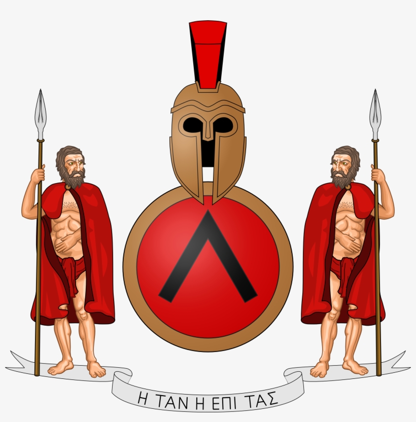Fictional[oc] Coat Of Arms Of Sparta - Sparta Coat Of Arms, transparent png download