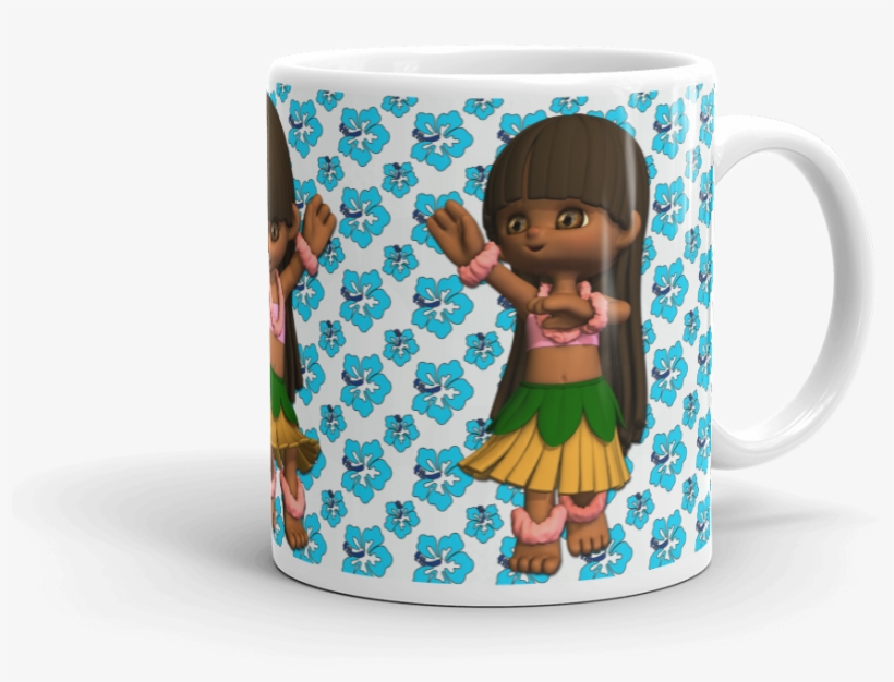 Hula Girl Mug - Mug, transparent png download