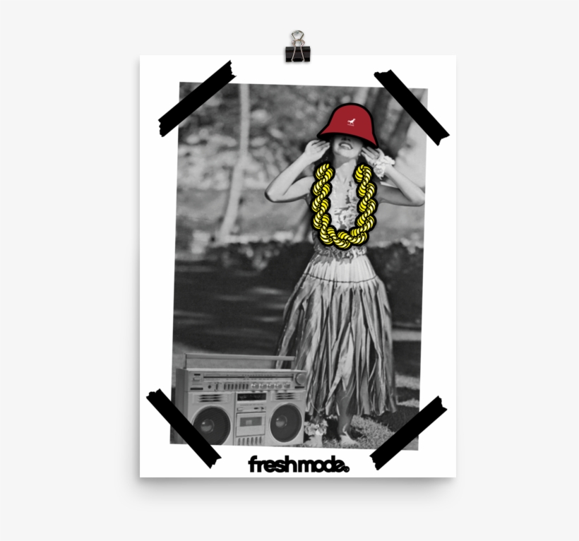 Fresh Mode Hulagirl Photo Paper Poster - Ghetto, transparent png download