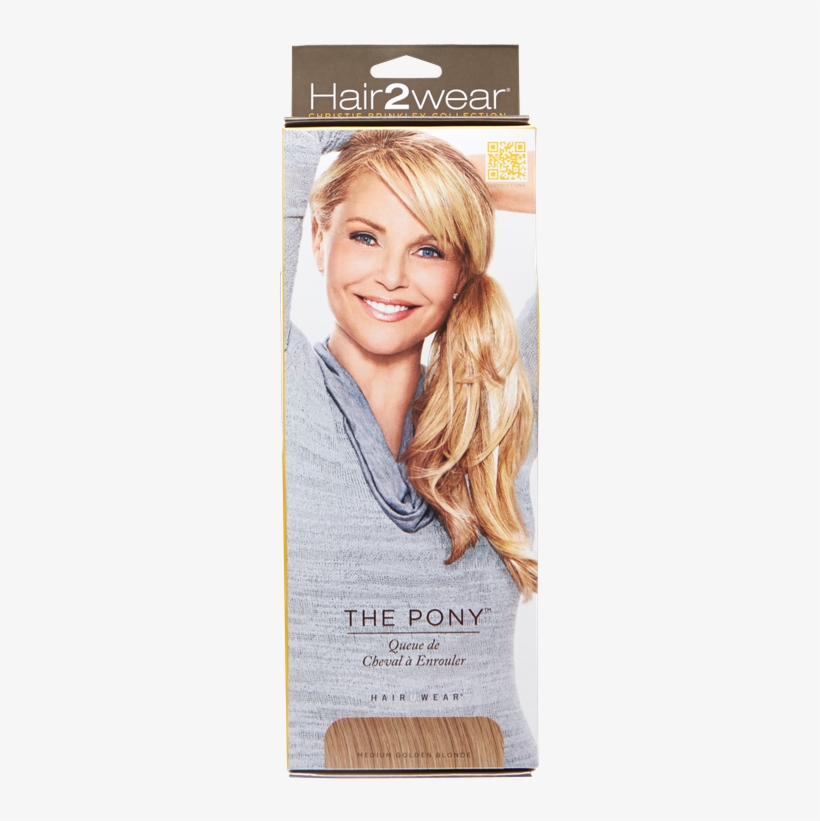 Clipart Freeuse Ponytail Clip Hair Amazon - Pony Hairpiece By Christie Brinkley, transparent png download