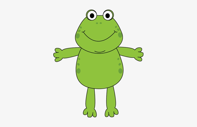 Funny Frog Clipart - Frog Green Clipart, transparent png download