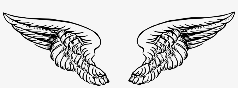 Free Stock Onlinelabels Clip Art Details - Angel Wings Png Clipart, transparent png download