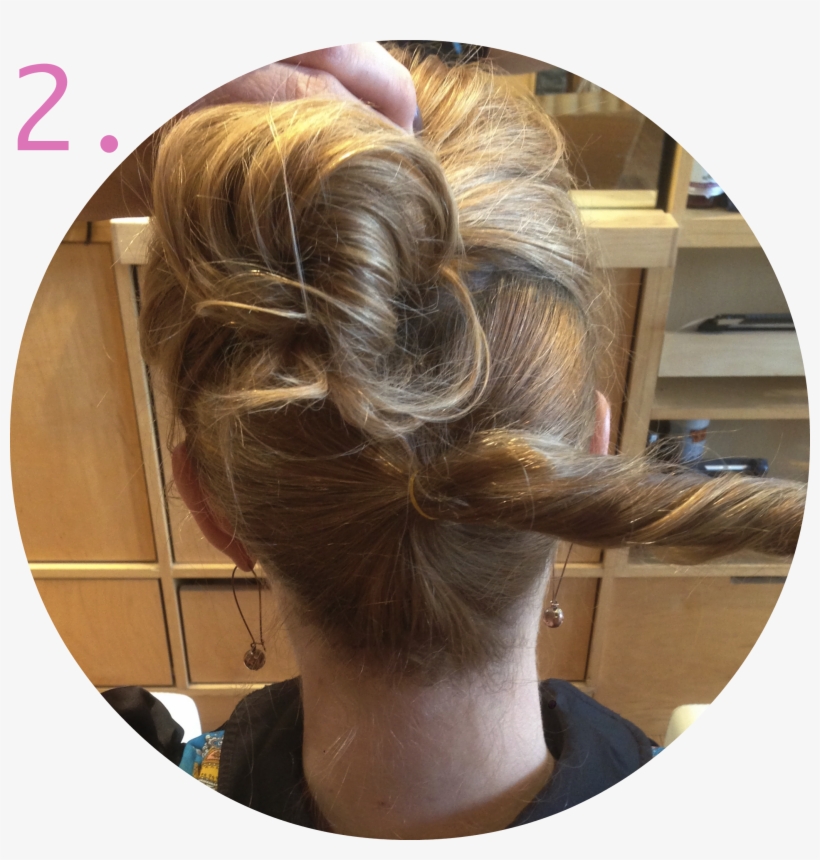 Diy Ponytail Twist - Hairdresser, transparent png download