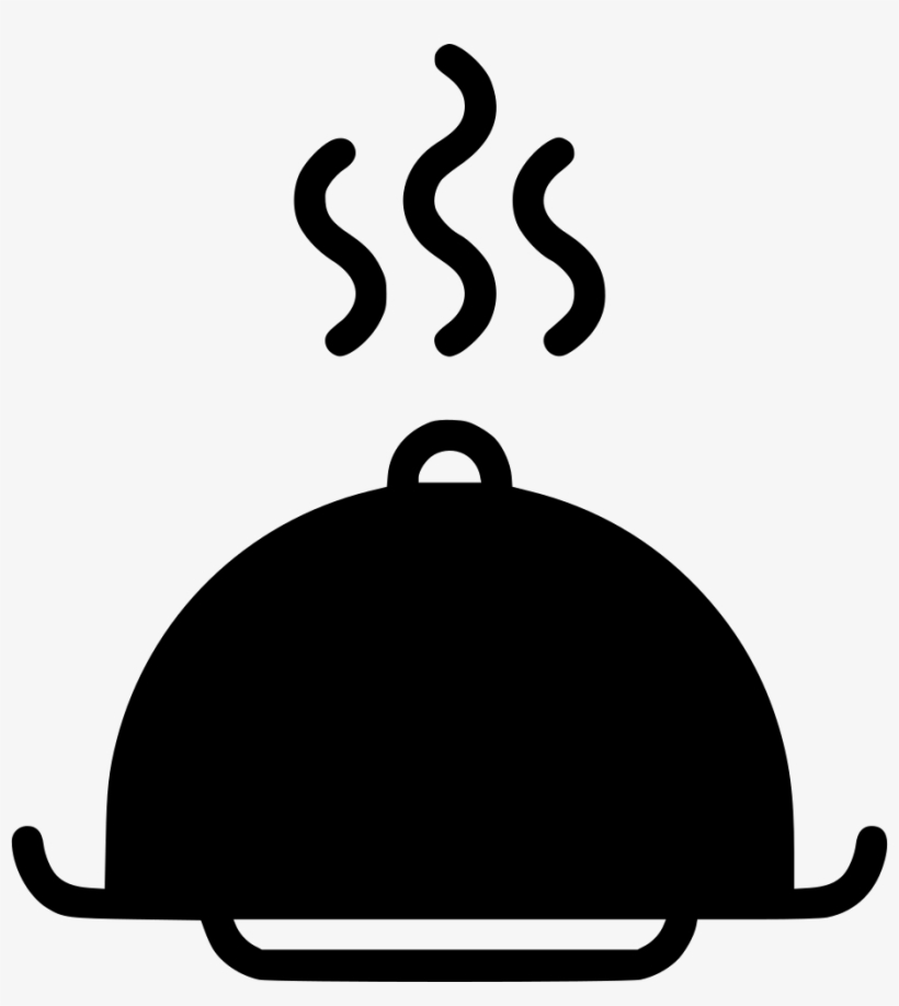 Hot Platter Serve Dinner Restaurant Dish Tray Comments - Dinner Svg, transparent png download