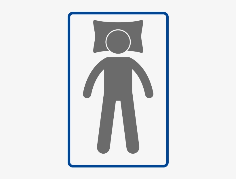 Puffy Mattress Back Sleepers Icon - Sleep Position Icon, transparent png download