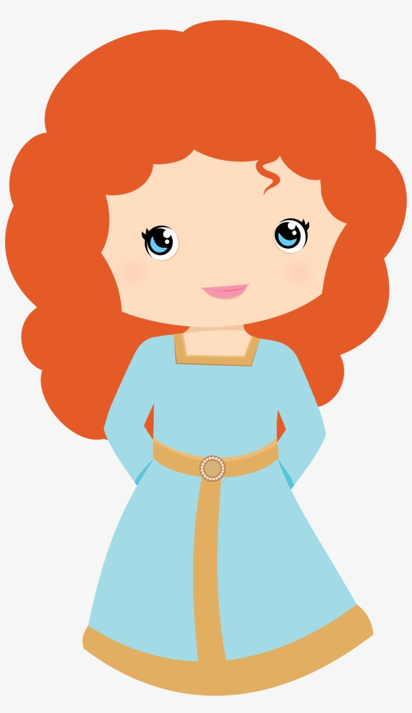 Free Princess Clip Art Princesses Tiaras Baby - Merida Clipart, transparent png download