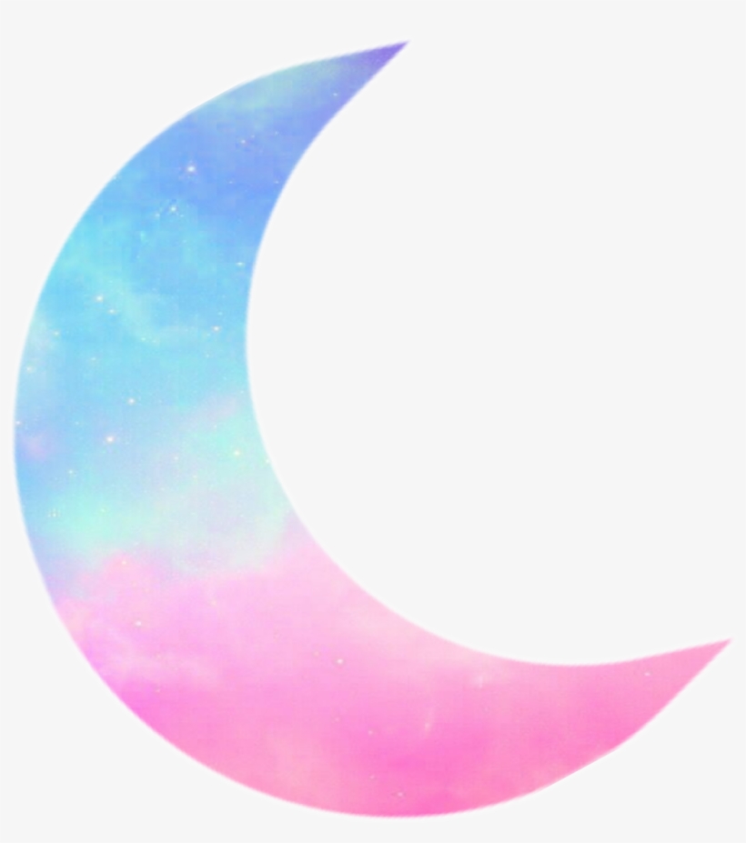 Download Moon Adesivo Tumblr Lua Sticker Galaxy Space - Lua Tumblr Png ...
