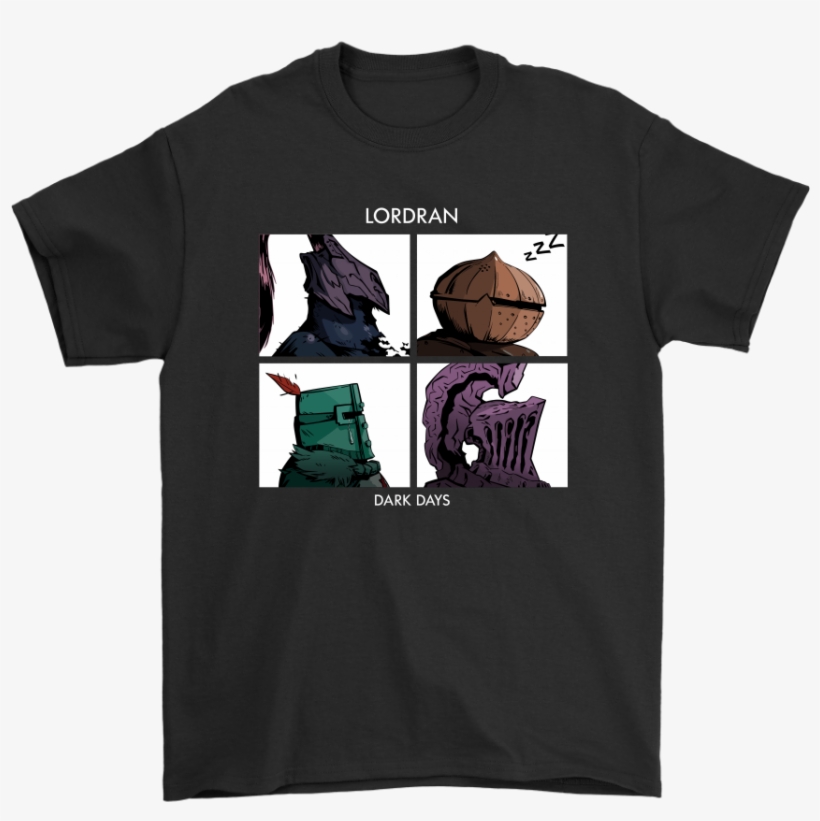 Lordran Dark Days Dark Souls Gorillaz Demon Days Shirts - Dark Souls Lordran Shirt, transparent png download