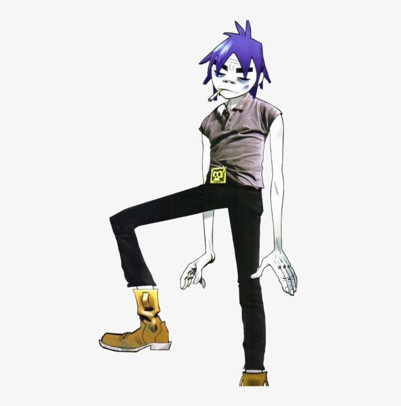 Transparent Picture Black And White Stock - Gorillaz 2d Transparent, transparent png download