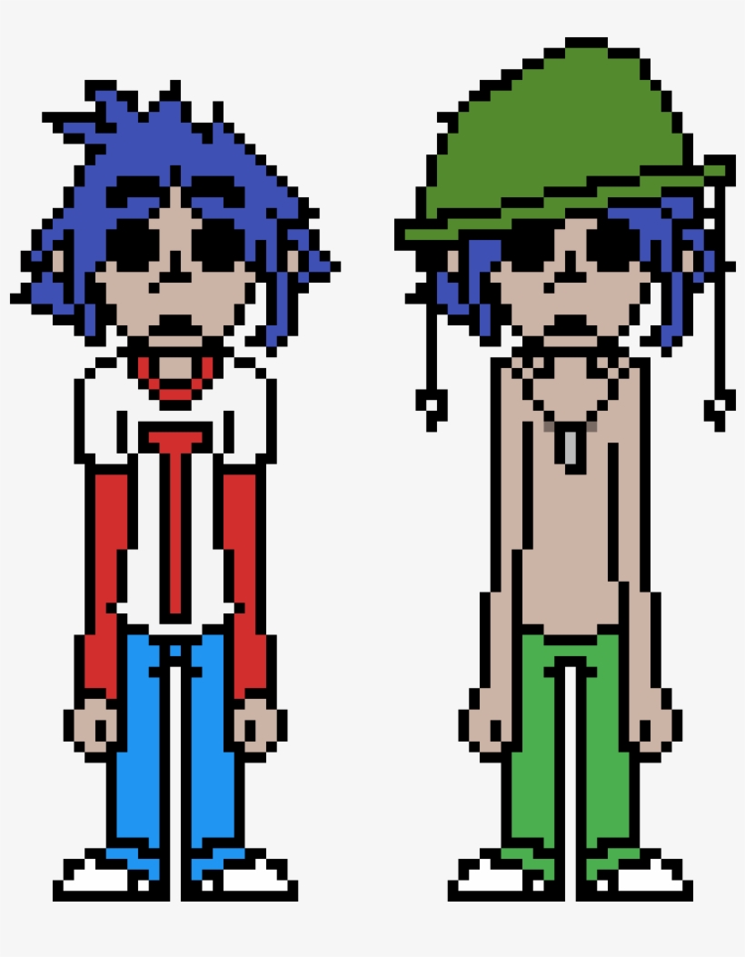 2-d - Gorillaz, transparent png download