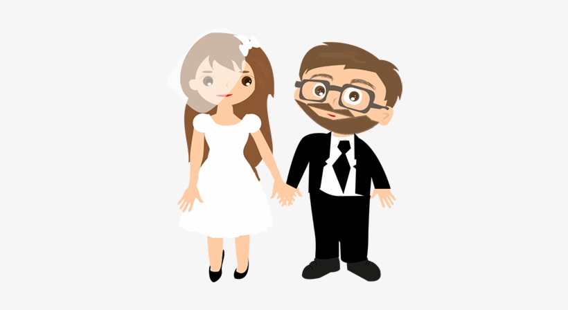 Ahora Yo Tengo Que Conocerlos A Ustedes - Novios Con Lentes Animados, transparent png download