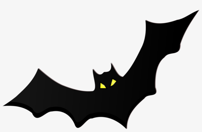 Png Freeuse Black And White Halloween Clipart - Bat Clip Art, transparent png download