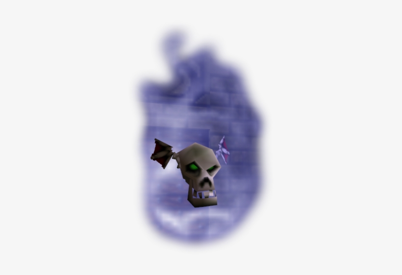 Blue Bubble Model - Skull, transparent png download