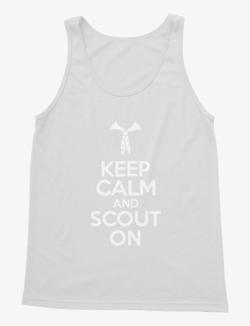 Keep Calm And Scout On ﻿classic Adult Tank Top - Keep Calm And Love Cows, Premium Art Print (black), transparent png download