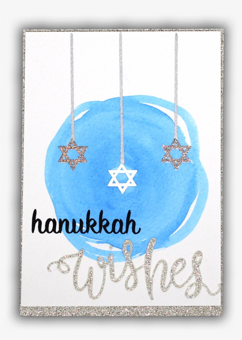 Hero Arts Hanukkah Wishes Card By Understand Blue - Emblem, transparent png download