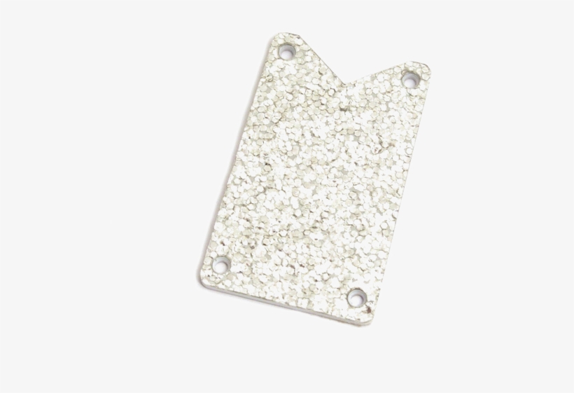 Gretsch Truss Rod Cover, Silver Falcon, Silver Sparkle - Gretsch Silver Falcon Silver Glitter Truss Rod Cover, transparent png download