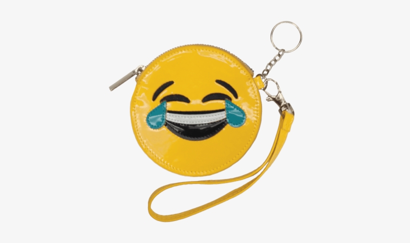 Happy Tears Emoji Purse Key Chain - Iscream Girls' 's'more 2 Love' Wristlet Coin Purse, transparent png download
