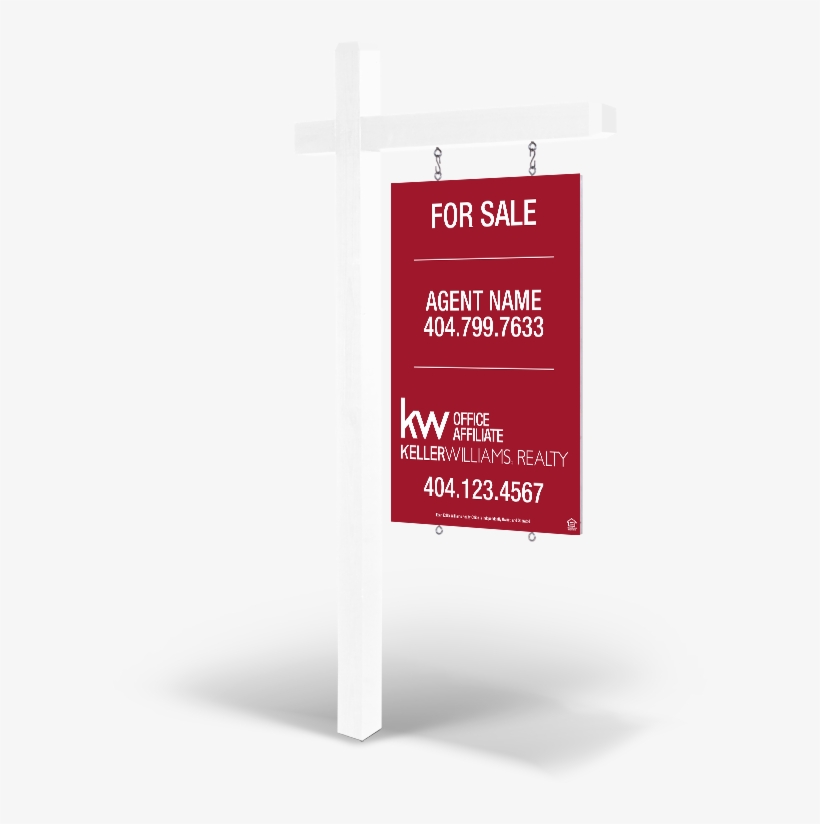 2' X 3' Wood Post With Hanging Panel - Banner, transparent png download