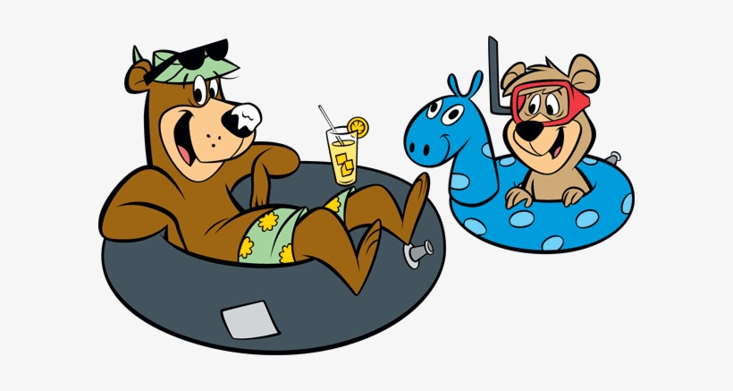 Make Your Reservations - Yogi Bear In Water, transparent png download