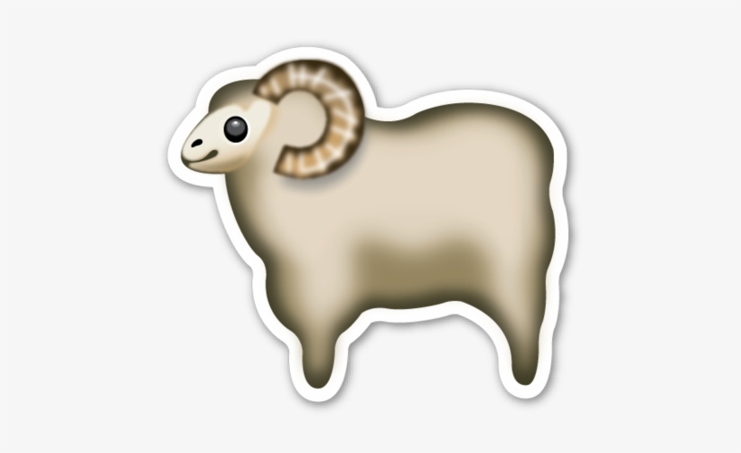 Com Sheep Crafts, Emoji Stickers, Emojis, We Heart Sheep Emoji Png