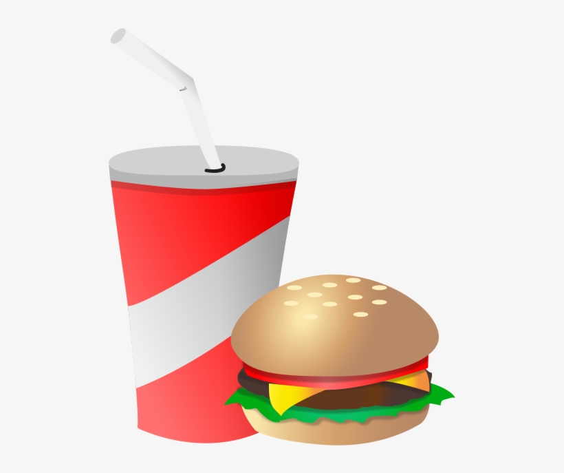 Drink And Burger Emoji - Emoji, transparent png download