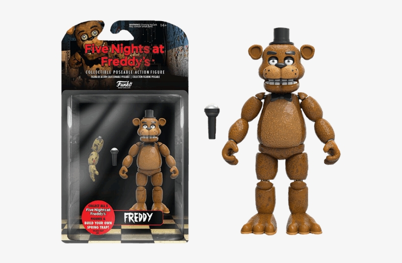 Five Nights At Freddy's - Fnaf Freddy Action Figure, transparent png download