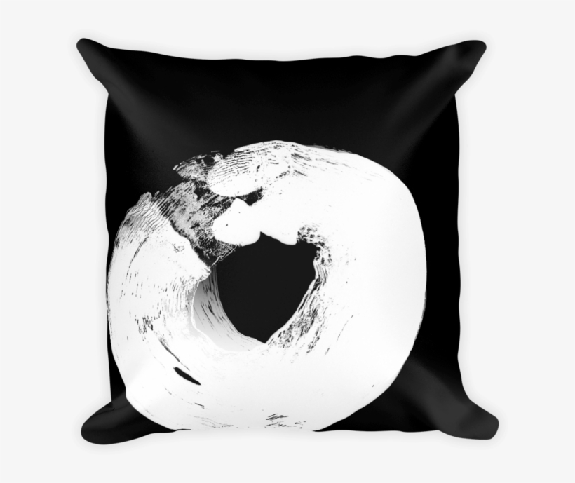 Black And White Soft Square Sofa Cushion With Modern - Throw Pillow, transparent png download
