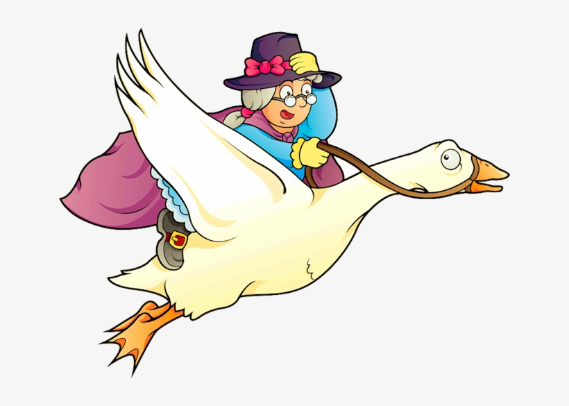 Jpg Free Download Mother Goose Clipart - Mother Goose, transparent png download