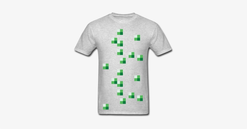Minecraft Emerald Blocks T-shirt Minecraft Stuff, Sandbox, - Poker King T Shirt, transparent png download