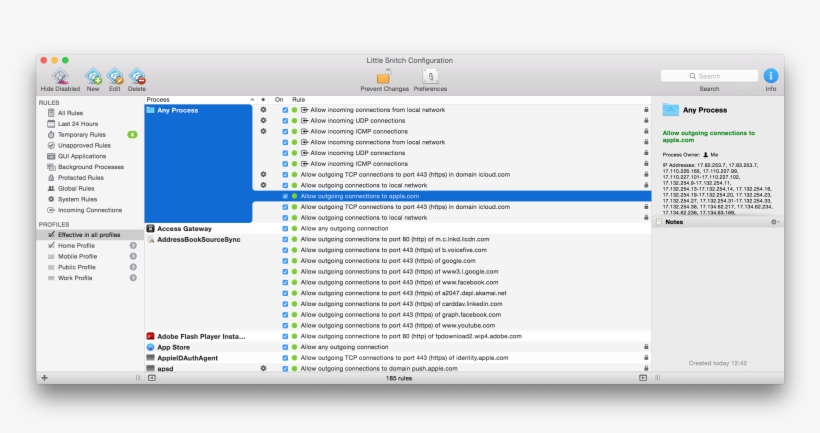 Little Snitch Global Rule Not Working - Little Snitch, transparent png download