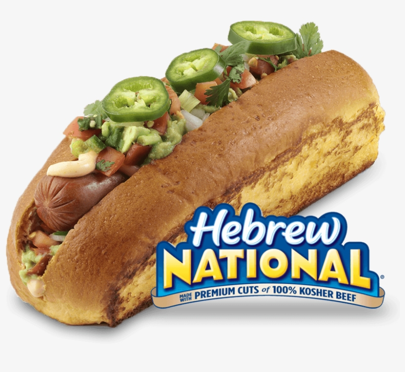 Hebrew National All Beef Hot Dog - Gourmet Hot Dog Bun, transparent png download