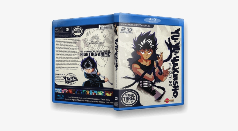 Yu Yu Hakusho Completo Blu Ray - Yu Yu Hakusho: Season 3 [us-version] Dvd, transparent png download