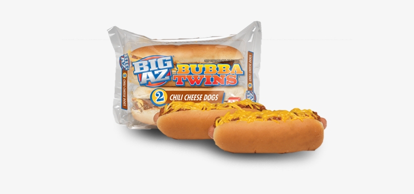 Big Az Twin Chili Dogs With Cheese - Microwave Chili Dogs, transparent png download