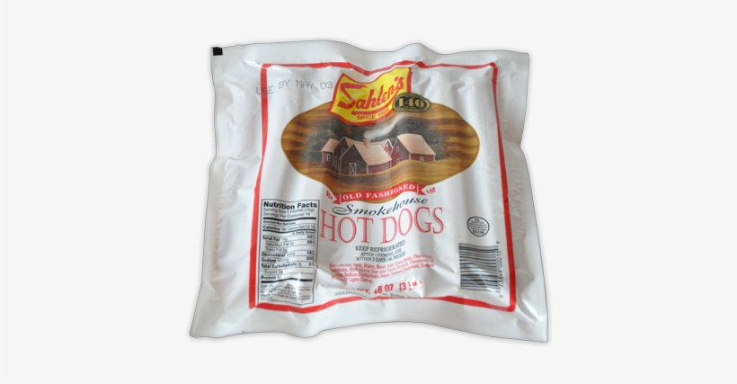 Collagen Casing Hot Dogs - 1 Lb Sahlens Hot Dogs, transparent png download