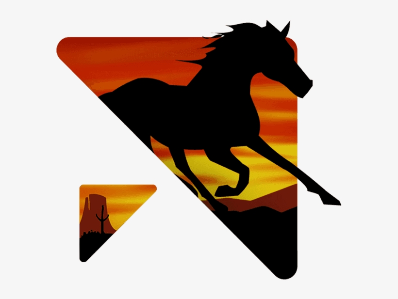 Black Horse - Horse, transparent png download