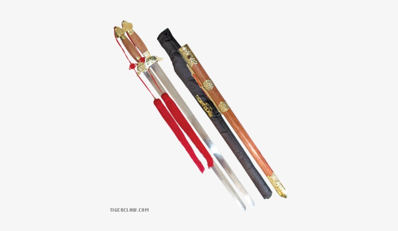 Tiger Claw Twin Lion Head Tai Chi Swords - Spring Steel, transparent png download