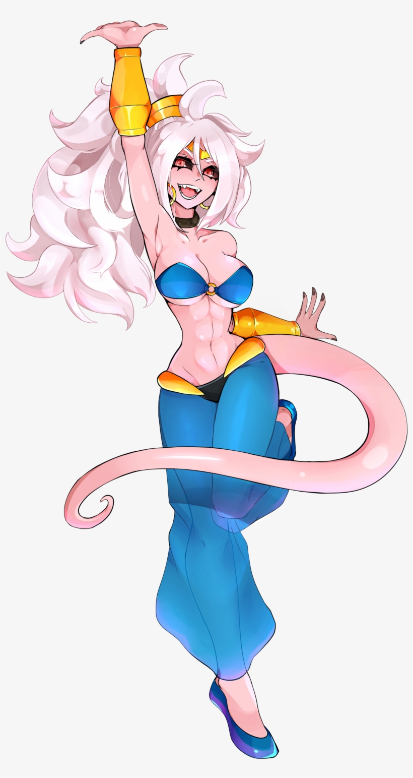 Majin Android - Majin Android 21 Fanart, transparent png download