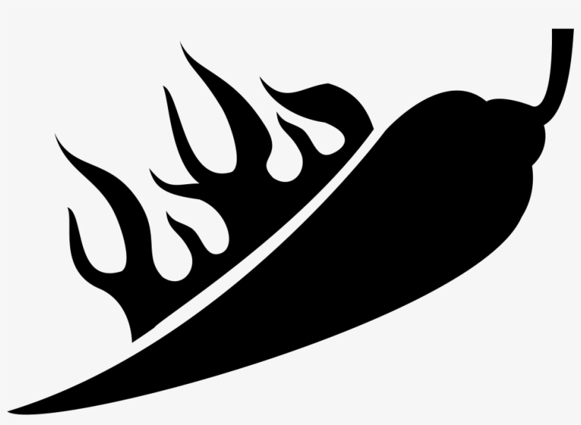 Hot Chili Pepper With Flames Comments - Chili Logo, transparent png download