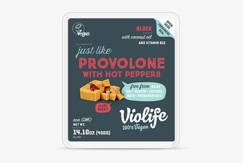 Hot Pepper Cheese Block - Violife Cheddar Vegan Cheese Block (various), transparent png download