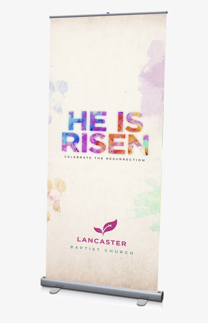 He Is Risen Banner 3'x6 - Banner, transparent png download